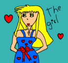 Dibujo The girl pintado por amalia