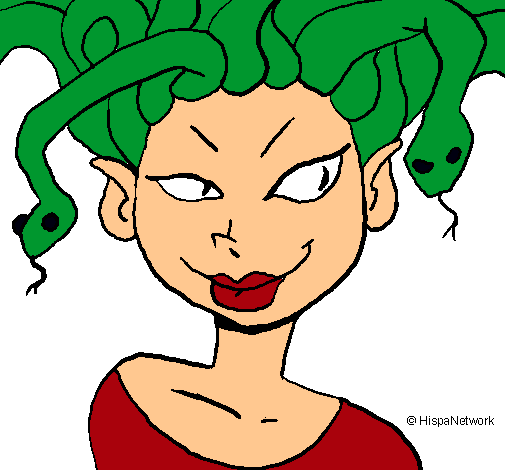 Mujer medusa