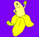 Dibujo Banana pintado por ellian