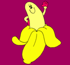 Dibujo Banana pintado por corasoncito