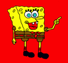 Dibujo Bob Esponja pintado por toto