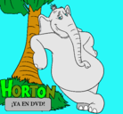 Dibujo Horton pintado por alice
