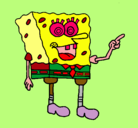 Dibujo Bob Esponja pintado por ANALIA