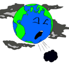 Dibujo Tierra enferma pintado por 15555555