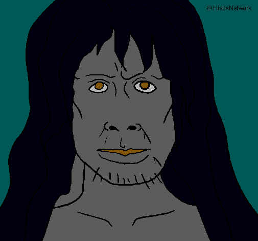 Dibujo Homo Sapiens pintado por cecilita