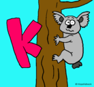 Dibujo Koala pintado por gghghg