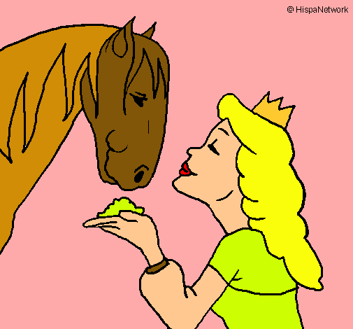 Princesa y caballo