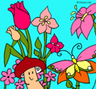Dibujo Fauna y flora pintado por jaimota