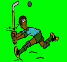 Dibujo Jugador de hockey sobre hierba pintado por Oihanko