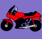 Dibujo Motocicleta pintado por gaston