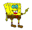 Dibujo Bob Esponja pintado por aitana