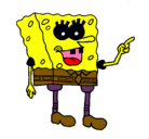 Dibujo Bob Esponja pintado por raul