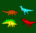 Dibujo Dinosaurios de tierra pintado por rodrigooooooooo