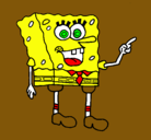 Dibujo Bob Esponja pintado por alma