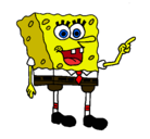 Dibujo Bob Esponja pintado por henry