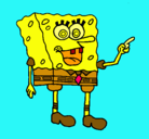 Dibujo Bob Esponja pintado por yomar