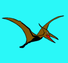 Dibujo Pterodáctilo pintado por dialga 