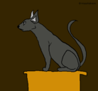 Dibujo Gato egipcio II pintado por gonzalo