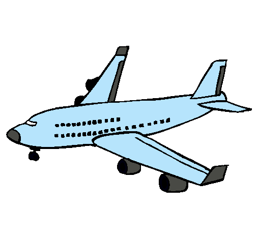 Dibujo de Avión de pasajeros pintado por Aislinn en  el día  17-11-10 a las 01:24:07. Imprime, pinta o colorea tus propios dibujos!