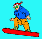 Dibujo Snowboard pintado por GABRIELCANGREJO