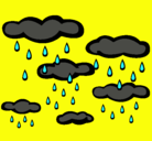 Dibujo Lluvioso pintado por lluvioso