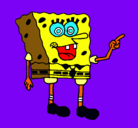 Dibujo Bob Esponja pintado por jhonata