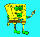 Dibujo Bob Esponja pintado por LUKEN