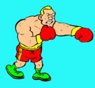 Dibujo Boxeador pintado por alexsis