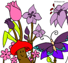 Dibujo Fauna y flora pintado por claudina