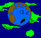 Dibujo Tierra enferma pintado por chantarel
