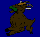 Dibujo Cabra pintado por lobi