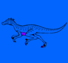 Dibujo Velociraptor pintado por LESLIE-ORQ