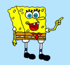 Dibujo Bob Esponja pintado por ruro