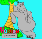 Dibujo Horton pintado por ammy