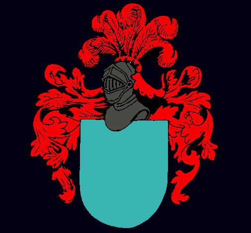 Escudo de armas y casco