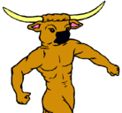 Dibujo Cabeza de búfalo pintado por 123456