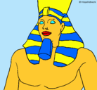 Dibujo Ramsés II pintado por emilio