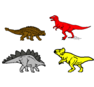 Dibujo Dinosaurios de tierra pintado por jonathan