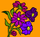 Dibujo Flores pintado por amalia