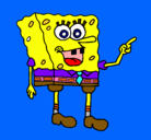 Dibujo Bob Esponja pintado por alikdfhvkzsfhz