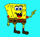 Dibujo Bob Esponja pintado por rake