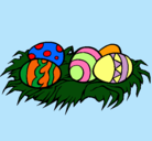 Dibujo Huevos de pascua II pintado por adriana696