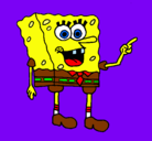 Dibujo Bob Esponja pintado por laur