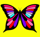 Dibujo Mariposa pintado por Lopez