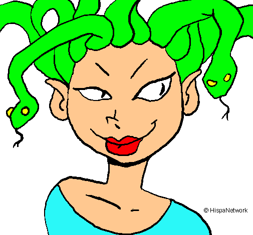 Mujer medusa