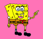 Dibujo Bob Esponja pintado por ROXI