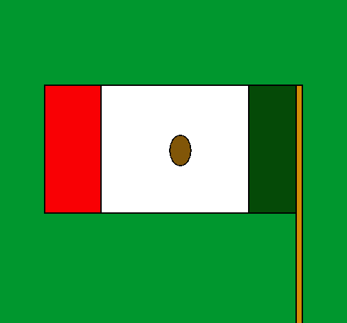 Dibujo Bandera III pintado por Angelito 