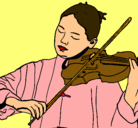 Dibujo Violinista pintado por AngelicaGuillen