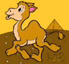 Dibujo Camello pintado por qwertina