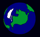 Dibujo Planeta Tierra pintado por Tobe